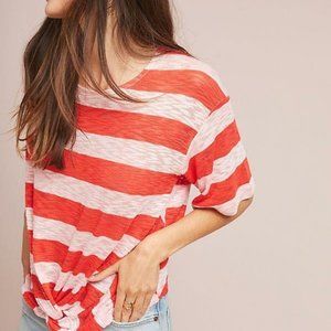 Anthropologie Tobin Striped Top Size XL